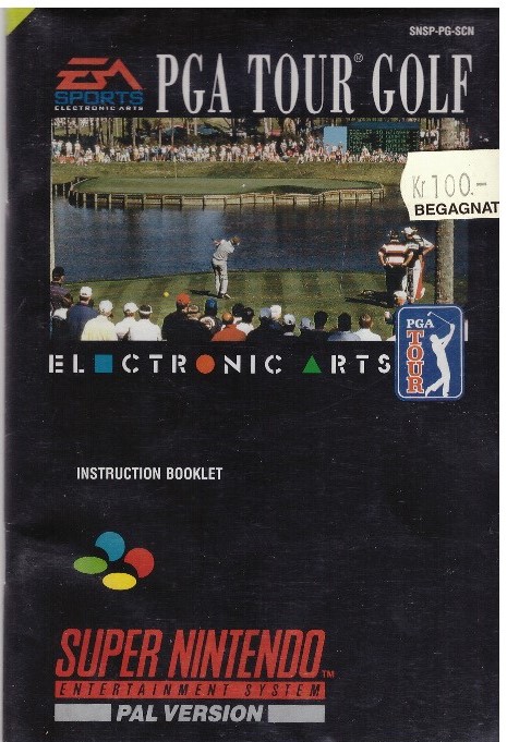 PGA TOUR GOLF (SNES MANUAL)